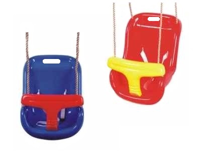 (image for) 2 - in - 1 Plastic Baby Seat Blue/Red