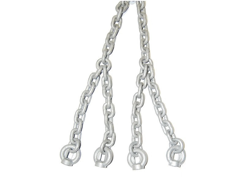 1 paio di catene galvanizzato 6mm 1,80M for sedile in gomma (image for) 1 paio di catene galvanizzato 6mm 1,80M for sedile in gomma