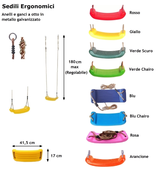 (image for) Sedile ergonomico - Verde scuro