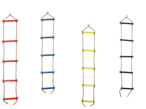 (image for) Scaletta in corda premium con 5 pioli in plastica