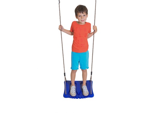 (image for) Swing seat for standing/sitting - Blue