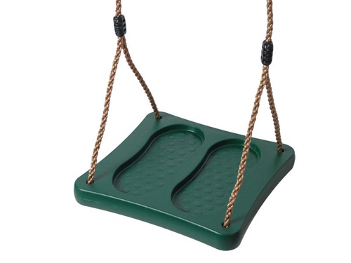 (image for) Swing seat for standing/sitting - Dark green