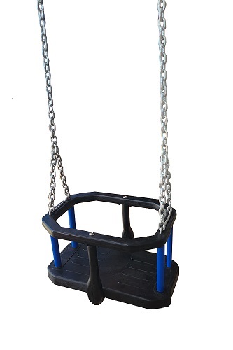BUSINESS Altalena DeLuxe con Gabbia con Catene blu/black (image for) BUSINESS Altalena DeLuxe con Gabbia con Catene blu/black